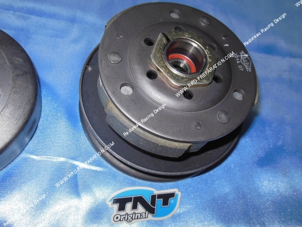 vue embrayage Embrayage complet TNT avec cloche et correcteur de couple pour scooter 4 temps Chinois, KYMCO, SYM, 139QMB...