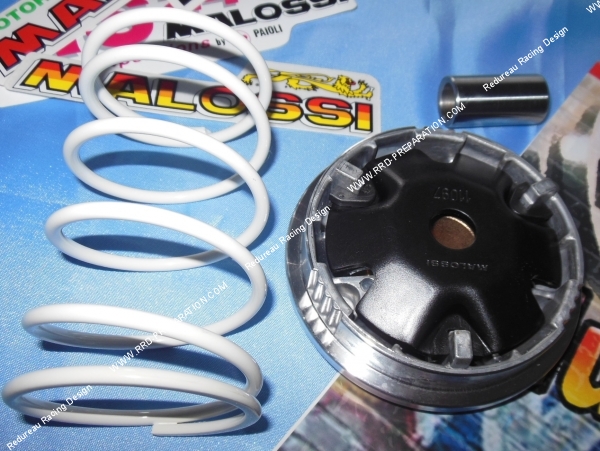 vue ensemble Variateur MULTIVAR 2000 MALOSSI (vario + ressort de poussée, …) pour scooter HONDA vision, NSC,...