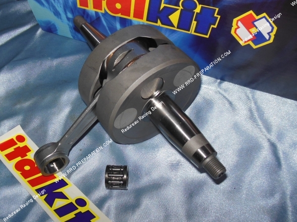 vue Vilebrequin, embiellage ITALKIT Racing compétition course 40mm pour mécaboite moteur DERBI euro 3 (sans équilibreur)