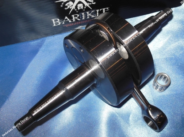 vue Vilebrequin, vilo, embiellage BARIKIT COMPETITION course 40mm pour mécaboite moteur DERBI euro 1 & 2 sauf GPR