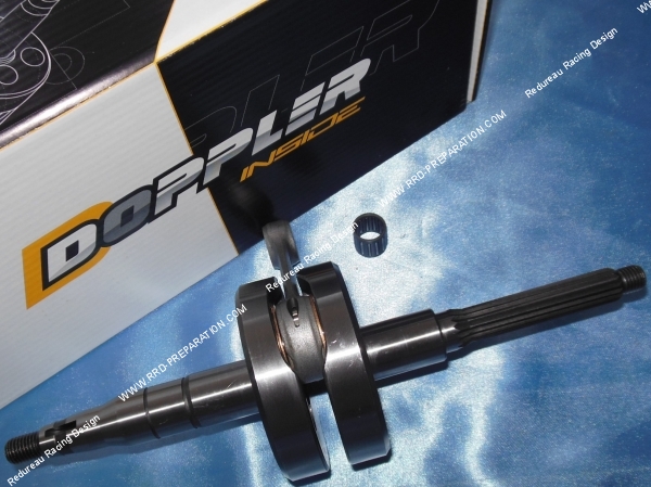 vue Vilebrequin, vilo, embiellage DOPPLER ENDURANCE axe Ø10  12mm minarelli horizontal (nitro, aerox, ovetto, neos, ...)