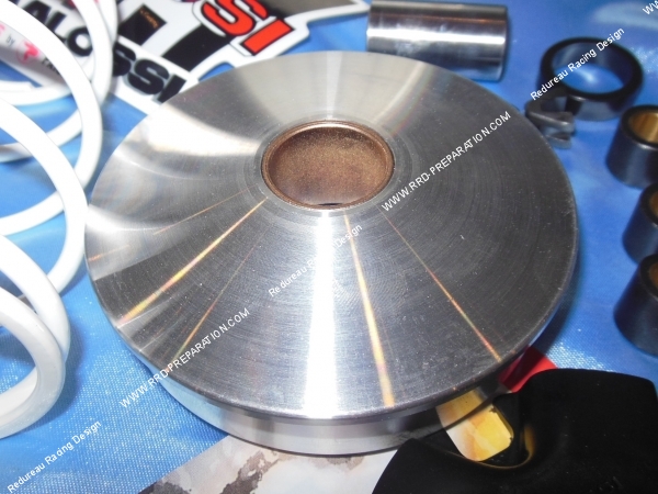 vue Variateur MALOSSI MULTIVAR (variateur, ressort de poussée…) pour scooter BSV, HONDA, HSC, KYMCO, SYM... 50cc