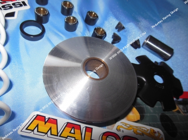 vue Variateur MALOSSI MULTIVAR (variateur, ressort de poussée…) pour scooter KYMCO DINK, AGILITY... 50cc