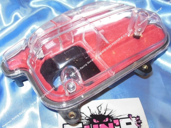 zoom Boite à air transparente TUN'R mousse rouge pour Booster jusqu'à 2003