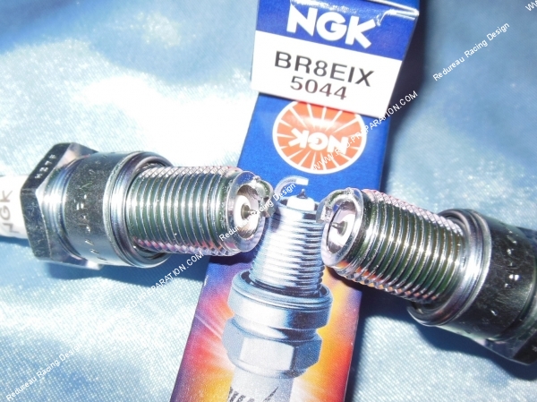 zoom Bougie culot long NGK Racing BR8 EIX iridium (indice moyen froid)