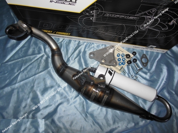 zoom échappement DOPPLER S3R EVOLUTION minarelli horizontal (nitro, aerox, ovetto, neos, ...)