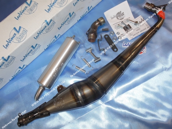 escape zoom LEOVINCE SPEED ALU para MBK 51 AV10 basculante cuadrado zoom échappement LEOVINCE SPEED ALU pour MBK 51 AV10 bras oscillant carré