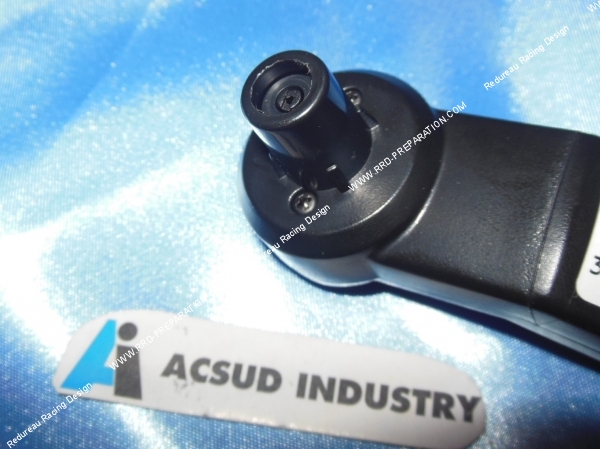 zoom Contrôleur de pression digital ACSUD Industry 0,1 à 7 bars pour pneumatique moto, scooter, vélo, voiture...