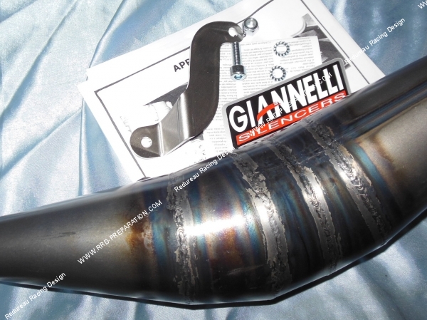 zoom Corps d'échappement GIANNELLI passage bas pour APRILIA RS4 50cc 2010 a 2011