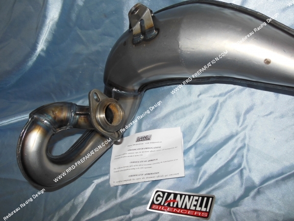zoom Corps d'échappement seul GIANNELLI pour YAMAHA DTR moteur 4BL 1999 a 2001 125cc