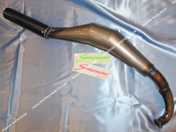 zoom corps Pot d'échappement SIMONINI Racing pour PUCH Maxi 50...