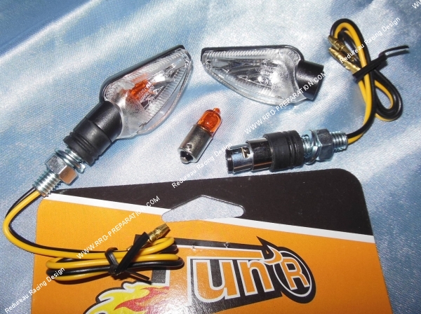 zoom Clignotants TUN'R Ambiance noir  transparent homologué universel