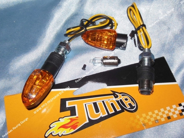 zoom Clignotants TUN'R MICRO Triangle couleurs au choix homologué universel