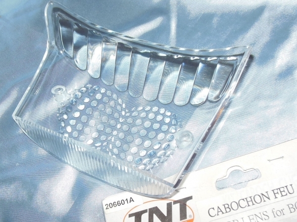 zoom Cabochon feu arrière transparent TNT TUNING pour scooter MBK, booster 2004