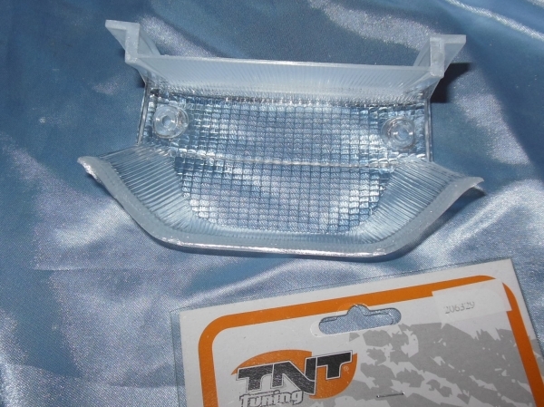 zoom Cabochon feu arrière transparent TNT TUNING pour scooter MBK, booster