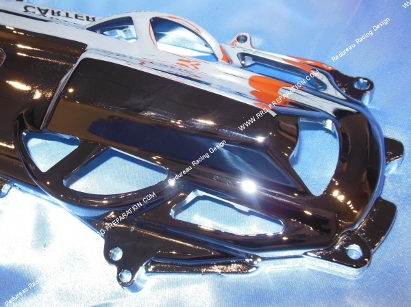 zoom Carter de variation TNT TUNING pour scooter moteur minarelli vertical (booster, bw's...) chromé ventilé