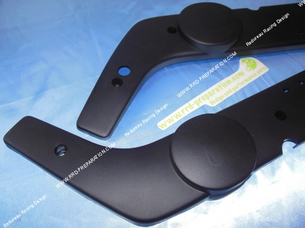 zoom Carters, caches moteur RRD type origine noir pour PIAGGIO CIAO sans variateur
