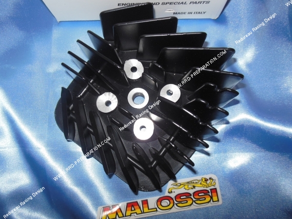 zoom Culasse haute compression Ø45mm MALOSSI pour moto MBK ZX, YAMAHA RD, TY, DT, MX... 50cc