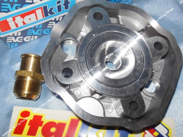 zoom Culasse à plot Ø47,6mm kit et pack 80cc ITALKIT aluminium course 44,90 sur DERBI euro 1 & 2