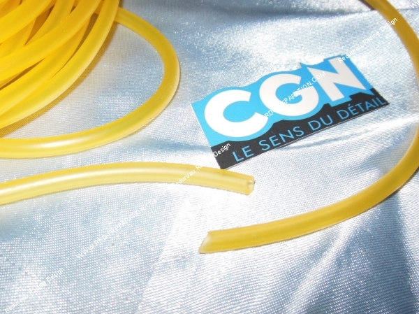 zoom Durite d'essence  huile CGN Ø2X4mm jaune (30cm)