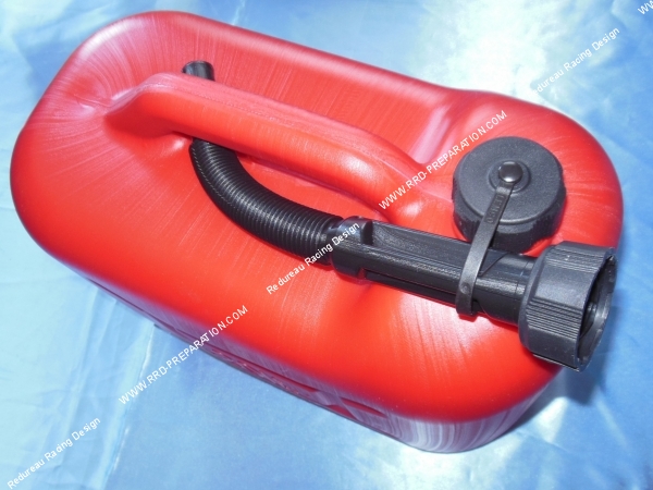 zoom dessus Jerrycan CGN bidon plastique rouge 20L