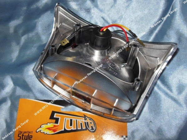zoom Feu arrière pour booster MBK spirit et YAMAHA bw's après 2004 transparent TUN’R type lexus