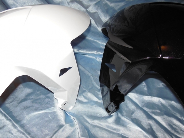 zoom Garde boue avant TNT Tuning pour scooter PEUGEOT LUDIX jantes 10 pouces couleurs aux choix