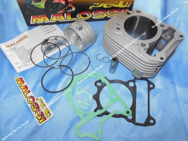 zoom Kit 187cc MALOSSI Ø70mm, cylindre  piston pour PIAGGIO, APRILIA, DERBI, VESPA, BENELLI,...