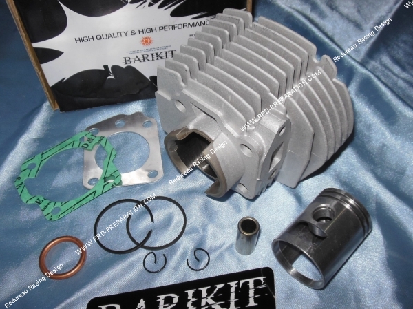 zoom Kit 50cc Ø39mm BARIKIT aluminium air pour MBK 88, AV44...  motobecane av7 (arrondi)