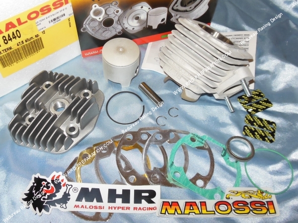 zoom Kit 50cc Ø40mm MALOSSI MHR aluminium (axe de 10mm) minarelli horizontal air (ovetto, neos, ...)