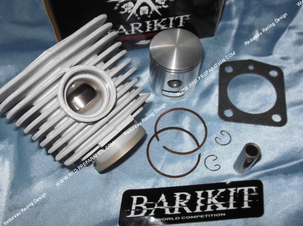 zoom Kit 70cc Ø45mm BARIKIT aluminium air pour MBK 88, AV44...  motobecane av7 (carré)