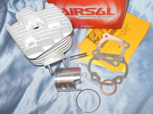 zoom Kit 70cc Ø47.6mm AIRSAL T6 mono-segment aluminium (axe de 10mm) minarelli horizontal air 