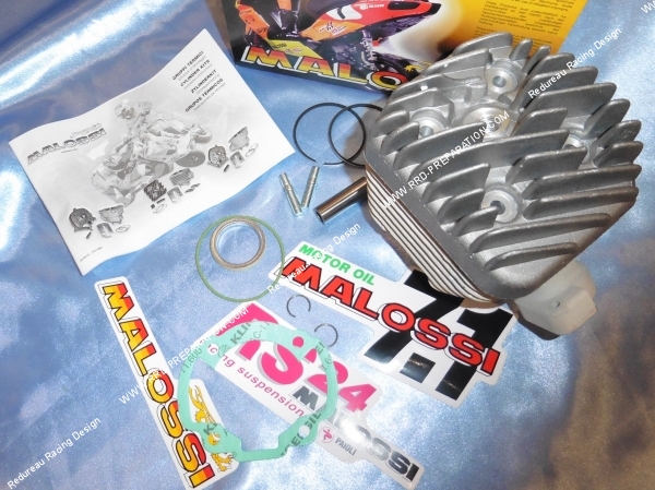 zoom Kit 70cc Ø47mm MALOSSI MHR replica aluminium pour scooter PEUGEOT air avant 2007 (buxy, tkr, speedfight...)