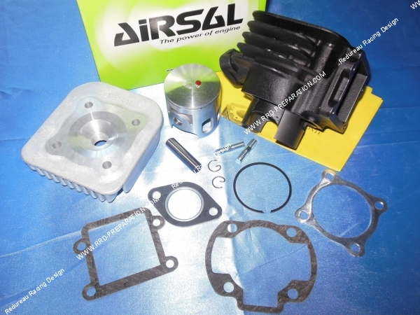 zoom Kit 70cc Ø47mm (axe de 10mm) fonte AIRSAL minarelli vertical (booster, bws, ...)