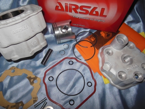zoom Kit 80cc haut moteur Ø50mm AIRSAL sport aluminium DERBI euro 1 & 2