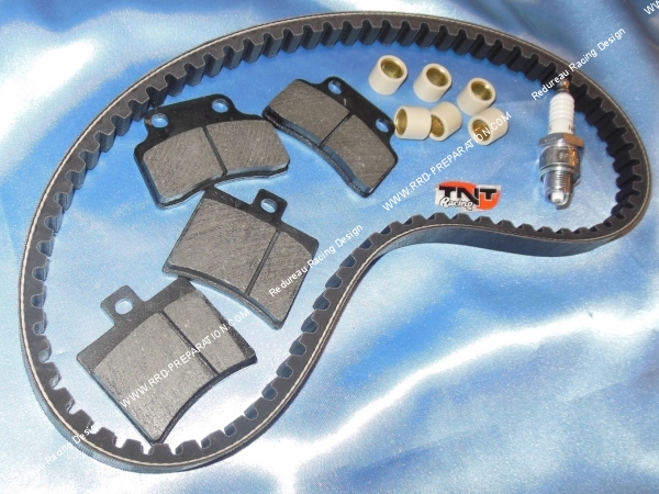 vue Kit de révision origine pour scooter TNT Grido 12 pouces moteur GY6 50cc 2 temps