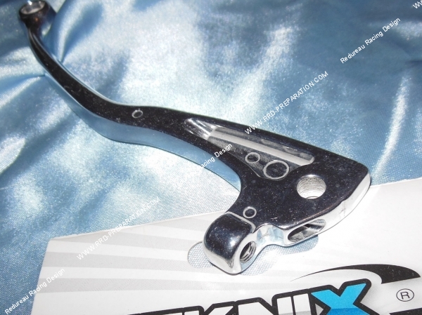 zoom Levier de frein avant TEKNIX chromé MBK X-POWER, YAMAHA TZR 50 et 125cc jusqu'à 2003
