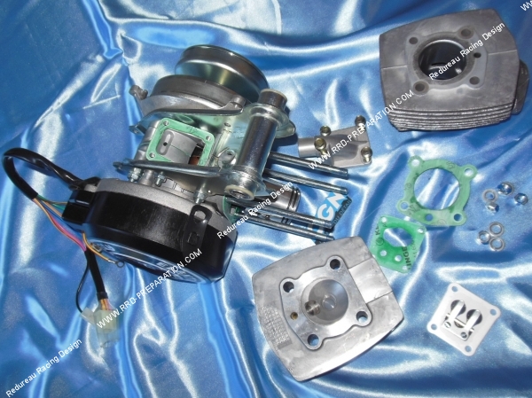 zoom Moteur complet assemblé CGN type origine pour Peugeot 103 sp, mv, mvl, lm, vogue...