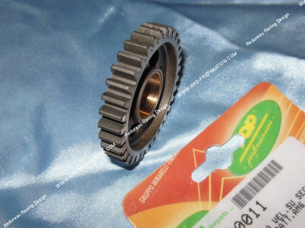 zoom Pignon de 2ème sur arbre secondaire 33 dents pour boîte de vitesse MINARELLI AM6 (taille origine)