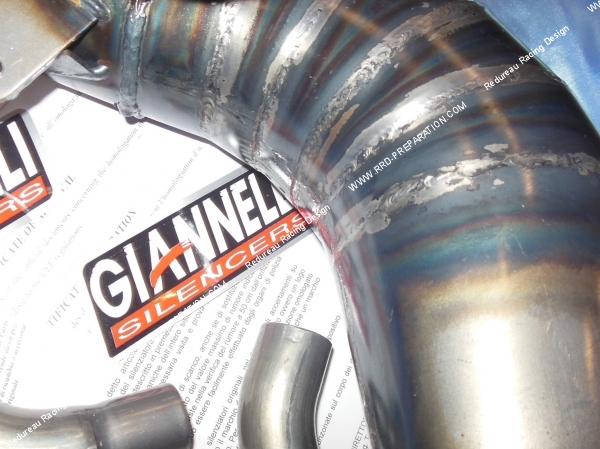 zoom Pot d' échappement GIANNELLI passage haut pour HM DERAPAGE et CRE BAJA  SIX de 1999 à 2002
