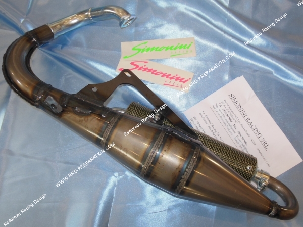 zoom Pot d'échappement SIMONINI Racing pour scooter HONDA Bali, Sfx, ...