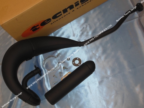 zoom Pot d' échappement TECNIGAS type origine passage haut pour DERBI SENDA, X-TREME, X-RACE, DRD...