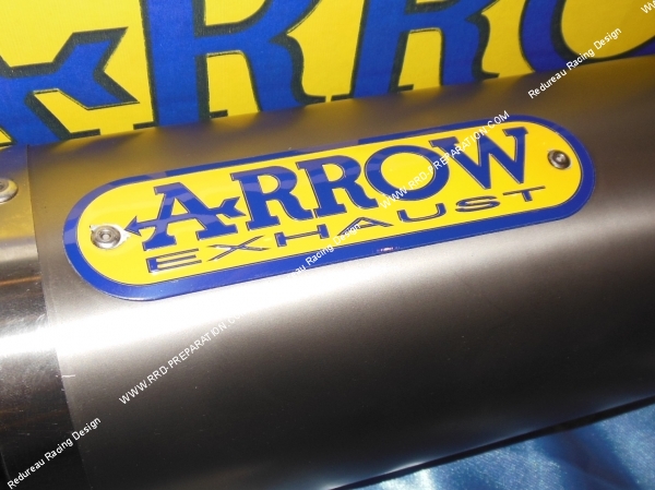 zoom plaquette Silencieux d'échappement ARROW STREET THUNDER pour YAMAHA Xj6 de 2009 a 2013