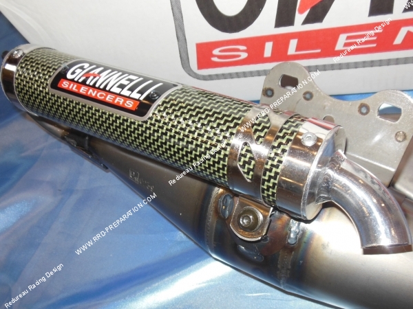 zoom silencieux Pot d'échappement GIANNELLI REVERSE pour KEEWAY  CPI (Hussar, Oliver, Hurricane...)