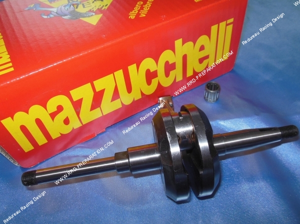 zoom Vilebrequin MAZZUCCHELLI Compétition renforcé (vilo  embiellage) Peugeot 103 SP, MV, MVL, LM, VOGUE... cône électronique