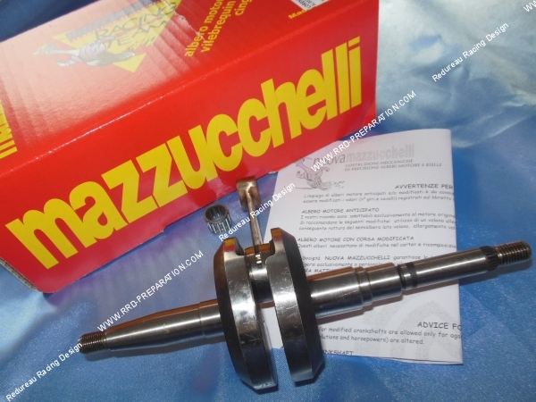 zoom Vilebrequin MAZZUCCHELLI renforcé (vilo  embiellage) Peugeot 103 SPX, MVX, RCX & CLIP