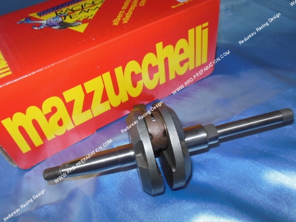 zoom Vilebrequin MAZZUCCHELLI type origine renforcé (vilo  embiellage) Peugeot 103 SP, MV, MVL, LM, VOGUE... cône électronique