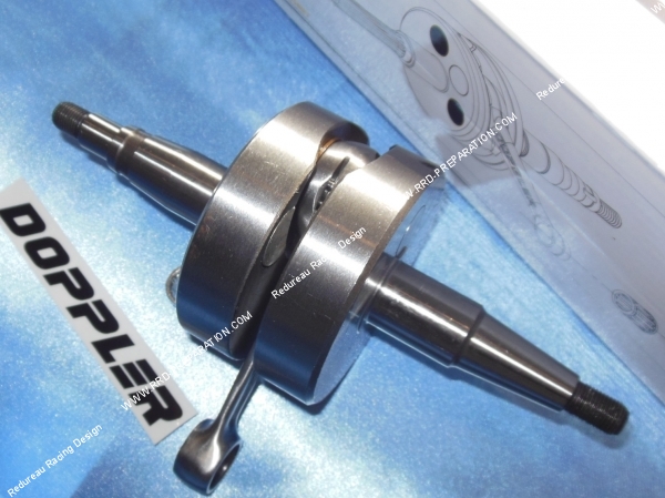 zoom Vilebrequin, embiellage DOPPLER Sport course 40mmmoteur DERBI euro 1 & 2 sauf GPR