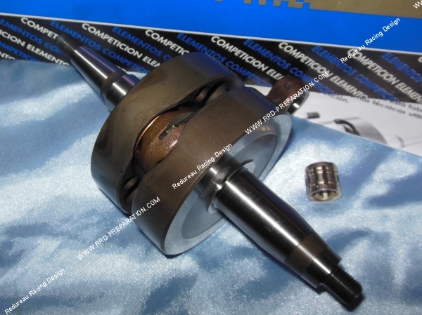 zoom Vilebrequin, embiellage ITALKIT Racing compétition course longue 42,00mm pour mécaboite moteur DERBI euro 3