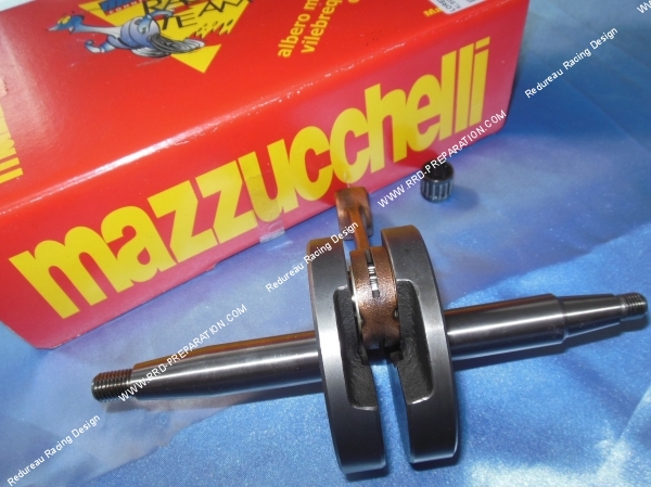 zoom Vilebrequin, vilo, embiellage MAZZUCCHELLI renforcé pour mécaboite moteur minarelli P4 & P6